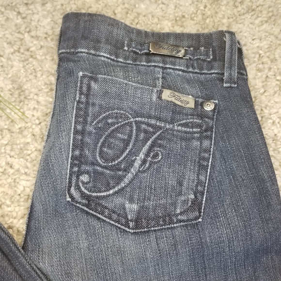 Fidelity denim flare Jeans 28/34 - Picture 4 of 7